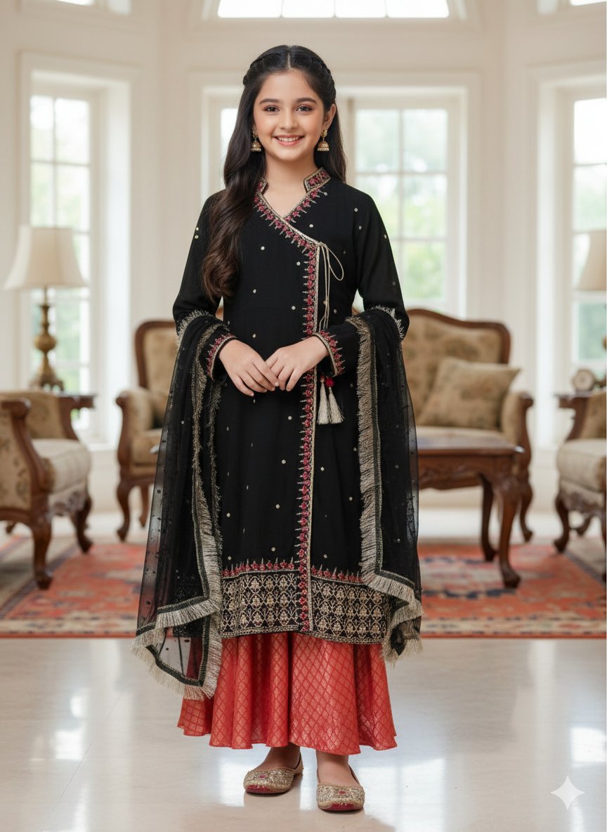 Rose Noir(Kids size 10 to 14 age) - Image 4