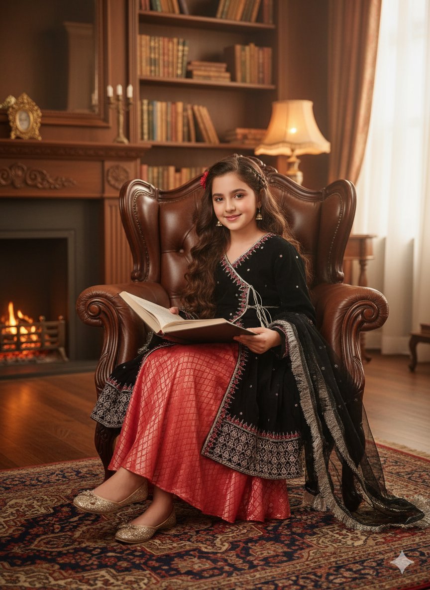 Rose Noir(Kids size 10 to 14 age)