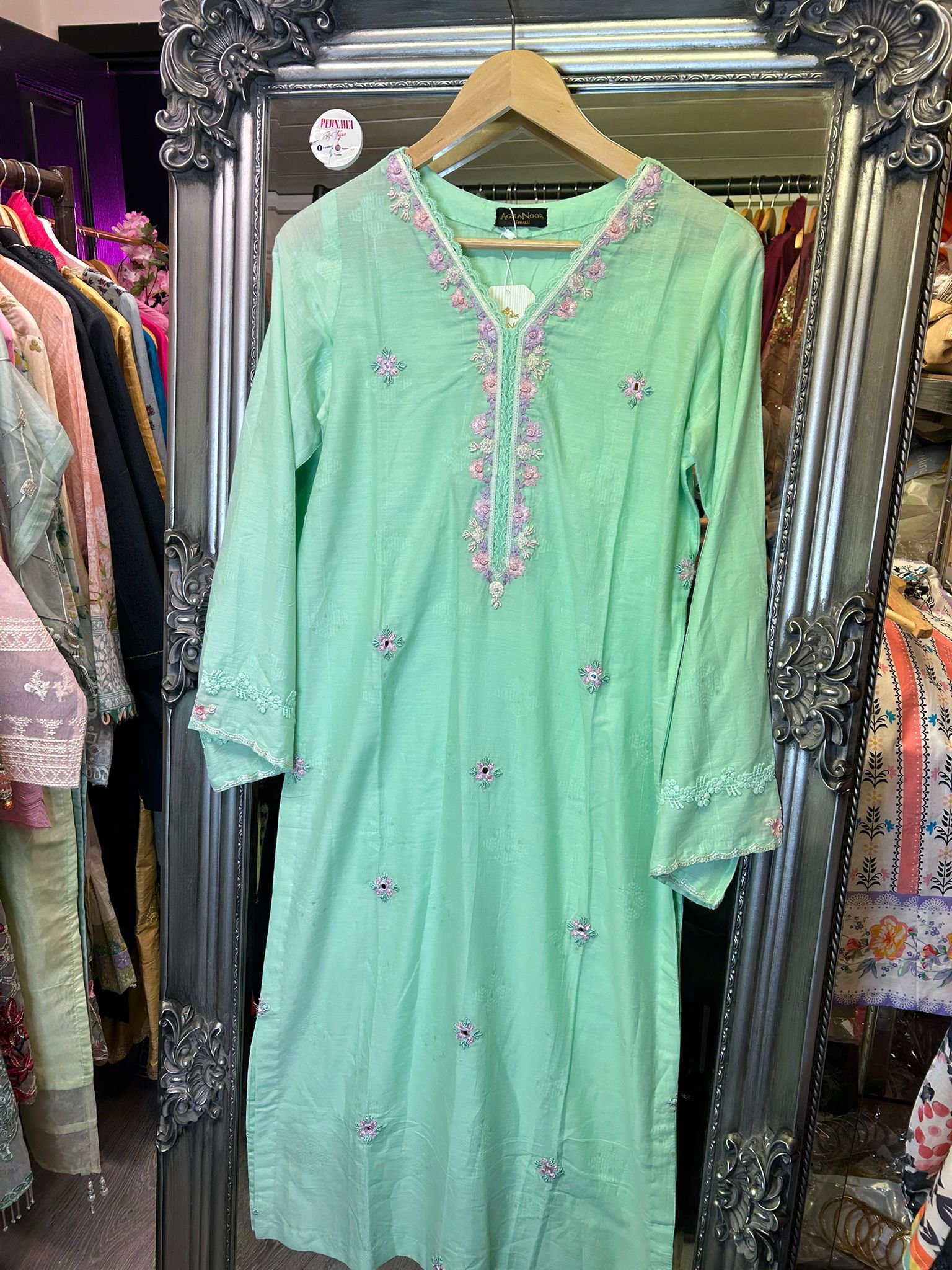 Mint Petal Grace Kurta