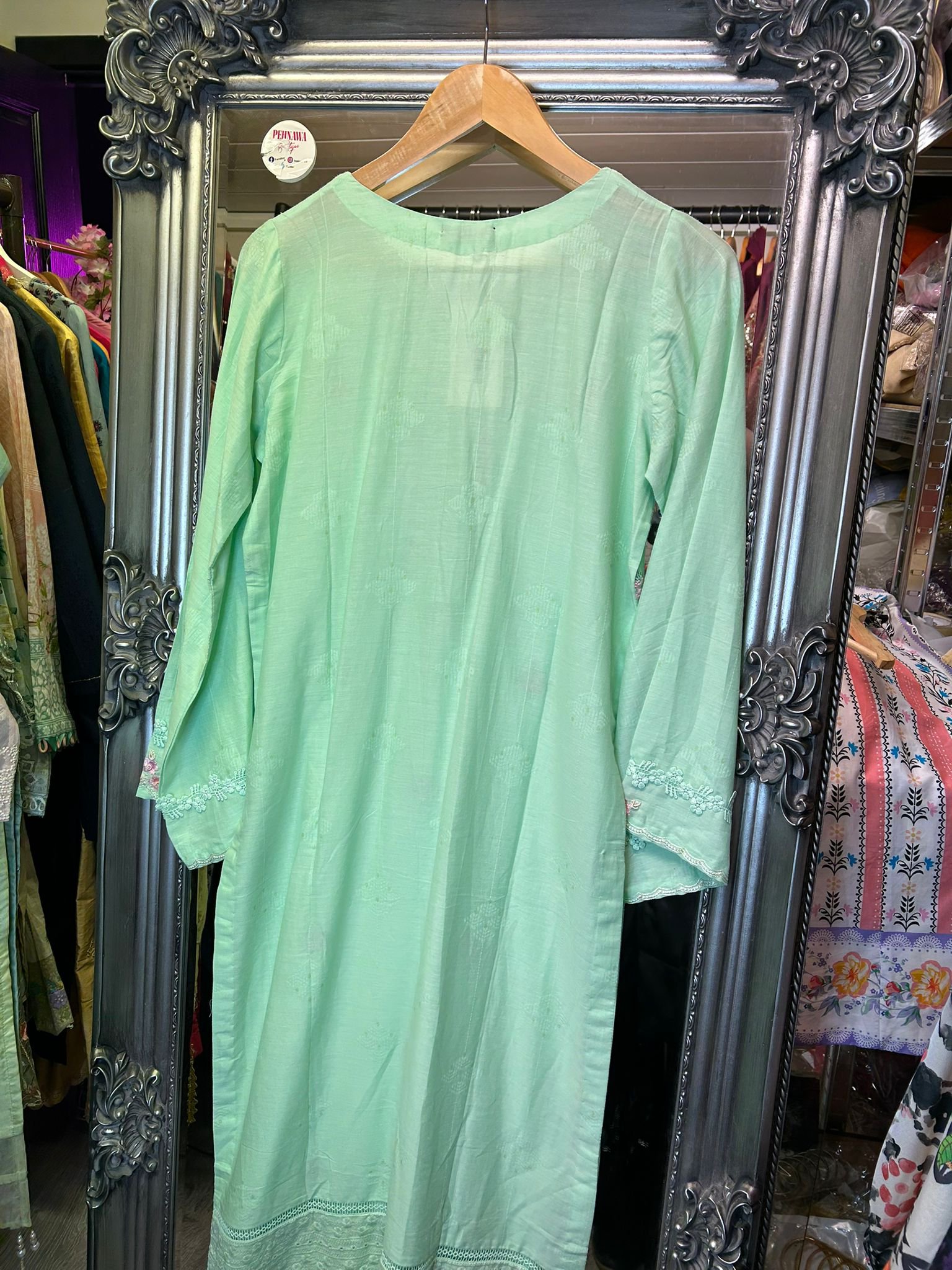 Mint Petal Grace Kurta - Image 2