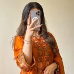 Terracotta Bloom Embroidered Silk 3-Piece Suite