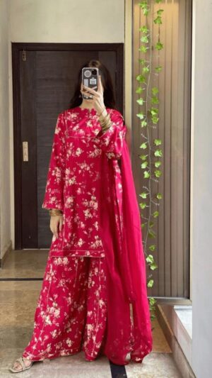 The Fuchsia Flora Flapper Set (3-Piece)