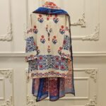 Agha Noor Embroidered Printed Cotton 3-Piece – Farshi Suit