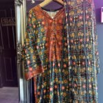 Agha Noor Printed Lawn 3PC Suit – Midnight Ember