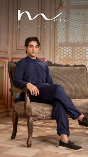 NOIR – Midnight Navy Kurta Set