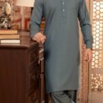 ARYAN – Slate Teal Kurta Shalwar