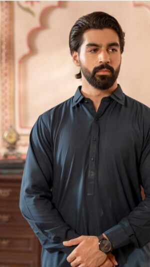 DANISH – Deep Teal Kurta Shalwar