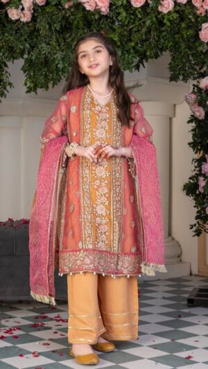 ZARA – Peach Blossom Girls 3PC