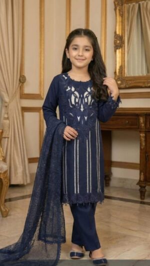 NOOR – Midnight Navy Girls 3PC