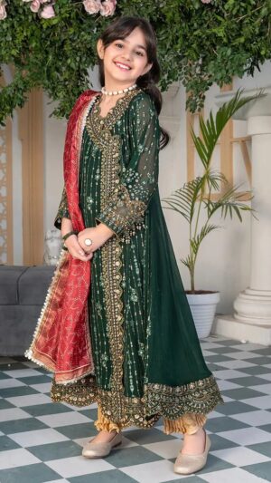 AYRA – Emerald Festive Girls 3PC