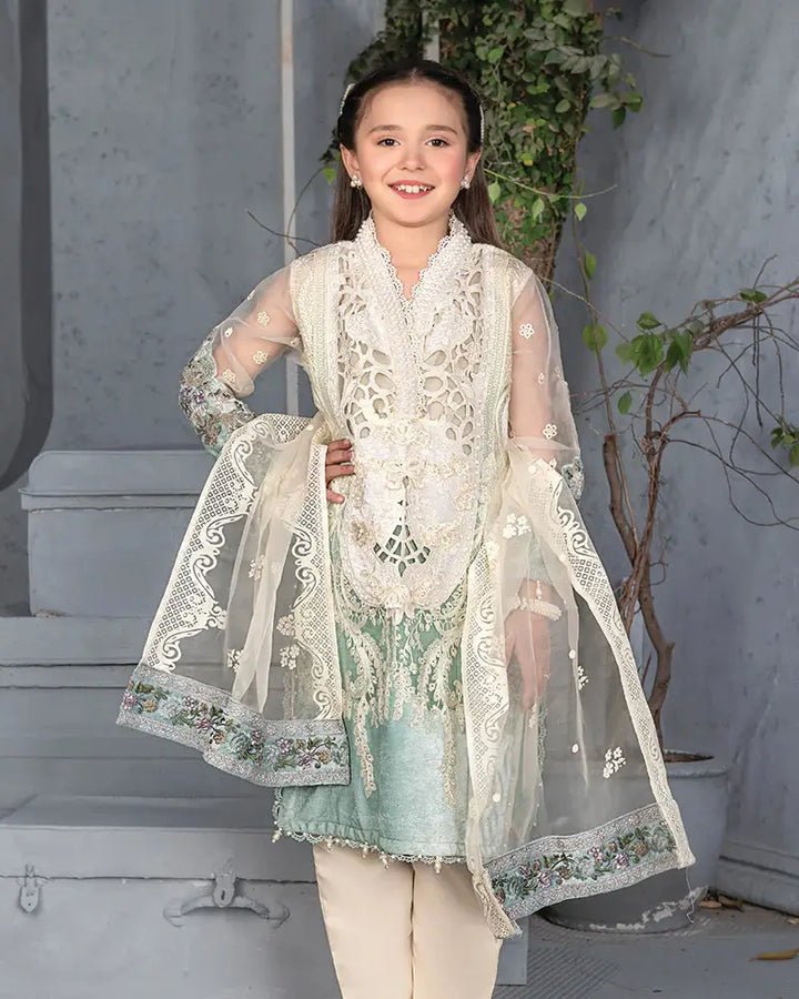 LINA – Mint Pearl Girls Festive 3PC