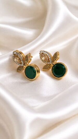 Emerald Bloom Earrings