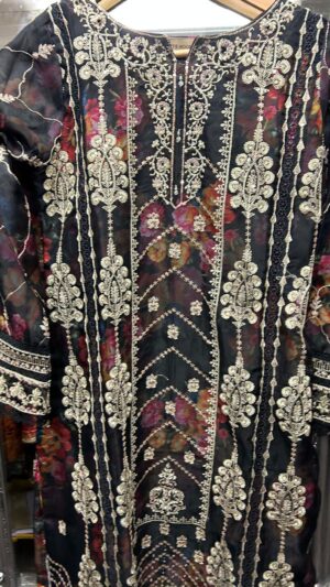 Midnight Garden Embroidered Suit