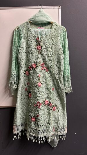 Mint Blossom Lace 3-Piece Suit