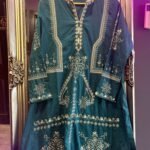 Emerald Noir Embroidered Cotton 2PC Suit