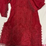 Crimson Cutwork Luxe Kurti