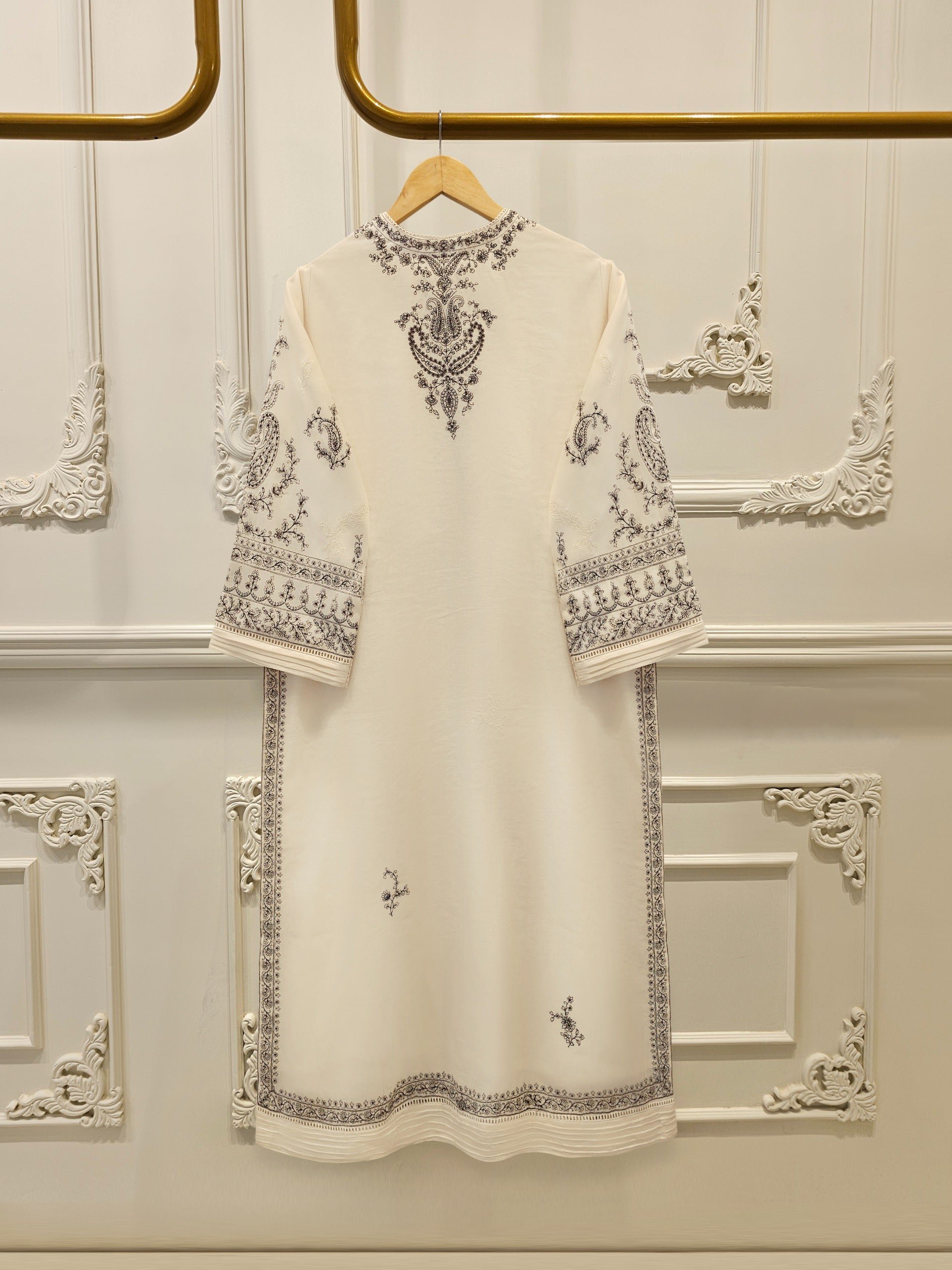 Agha Noor Embroidered Kora Cotton 2 pc