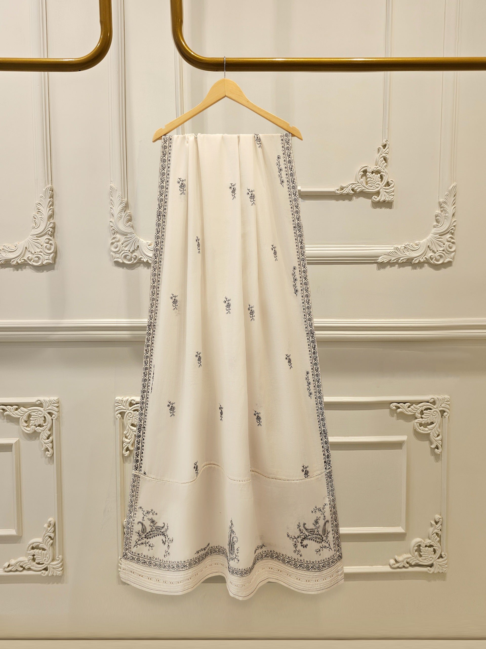 Agha Noor Embroidered Kora Cotton 2 pc - Image 7