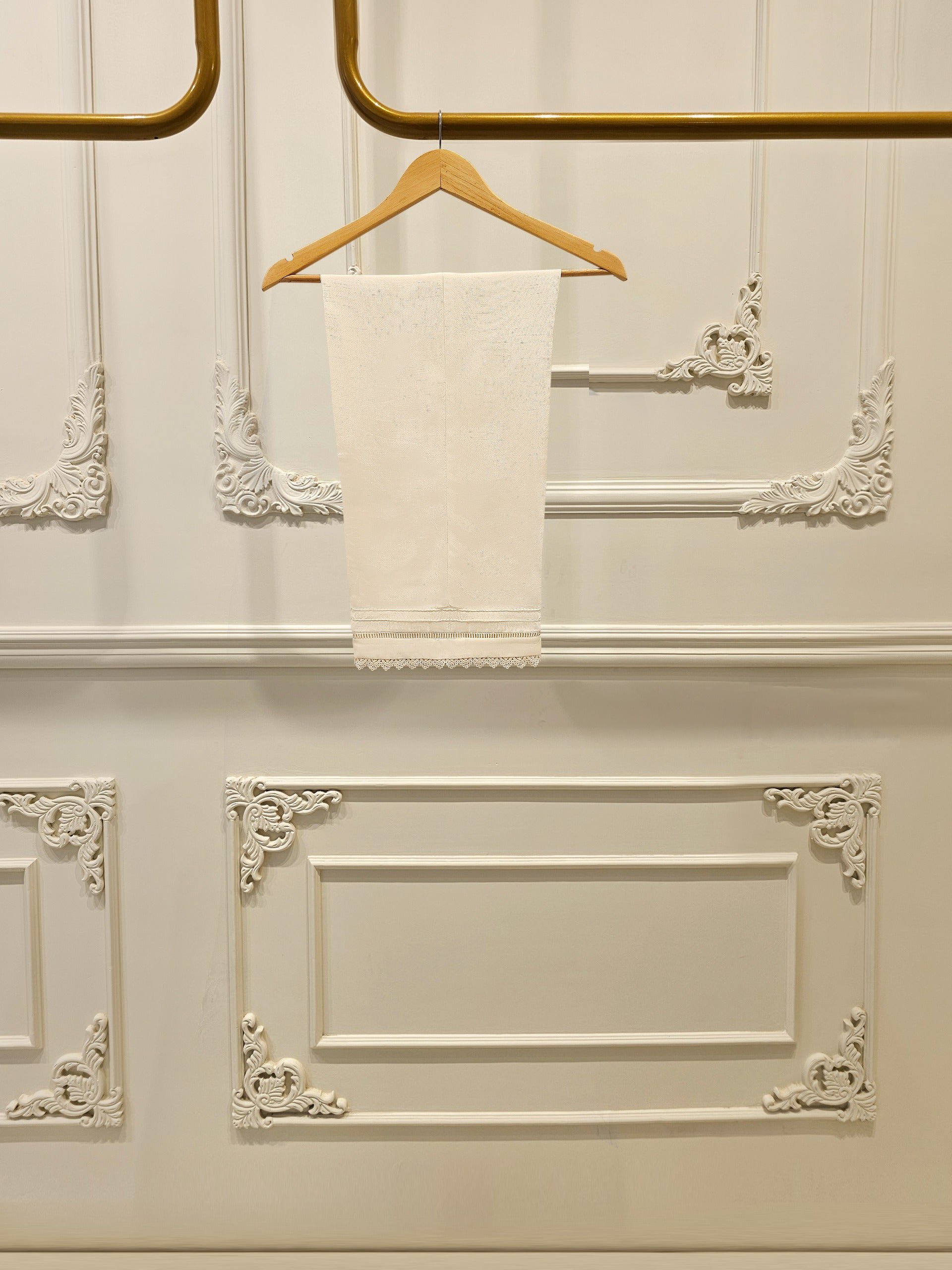 Agha Noor Nooré Luxe – Pure Embroidered Cotton Net 3PC - Image 6