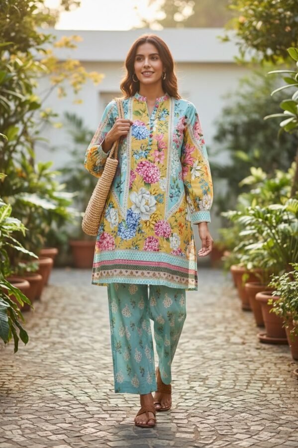 Gulistan Floral Viscose Co-Ord Set