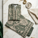 Deep Olive Green Premium Viscose